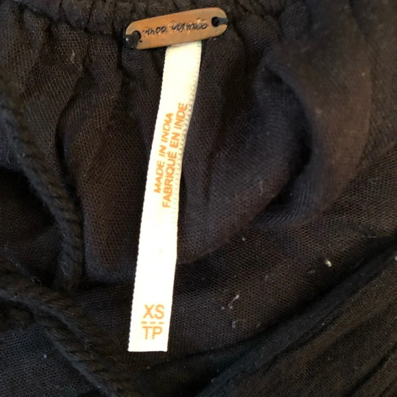 Free People Embroidered Simply Dress In Black - Picture 8 of 8